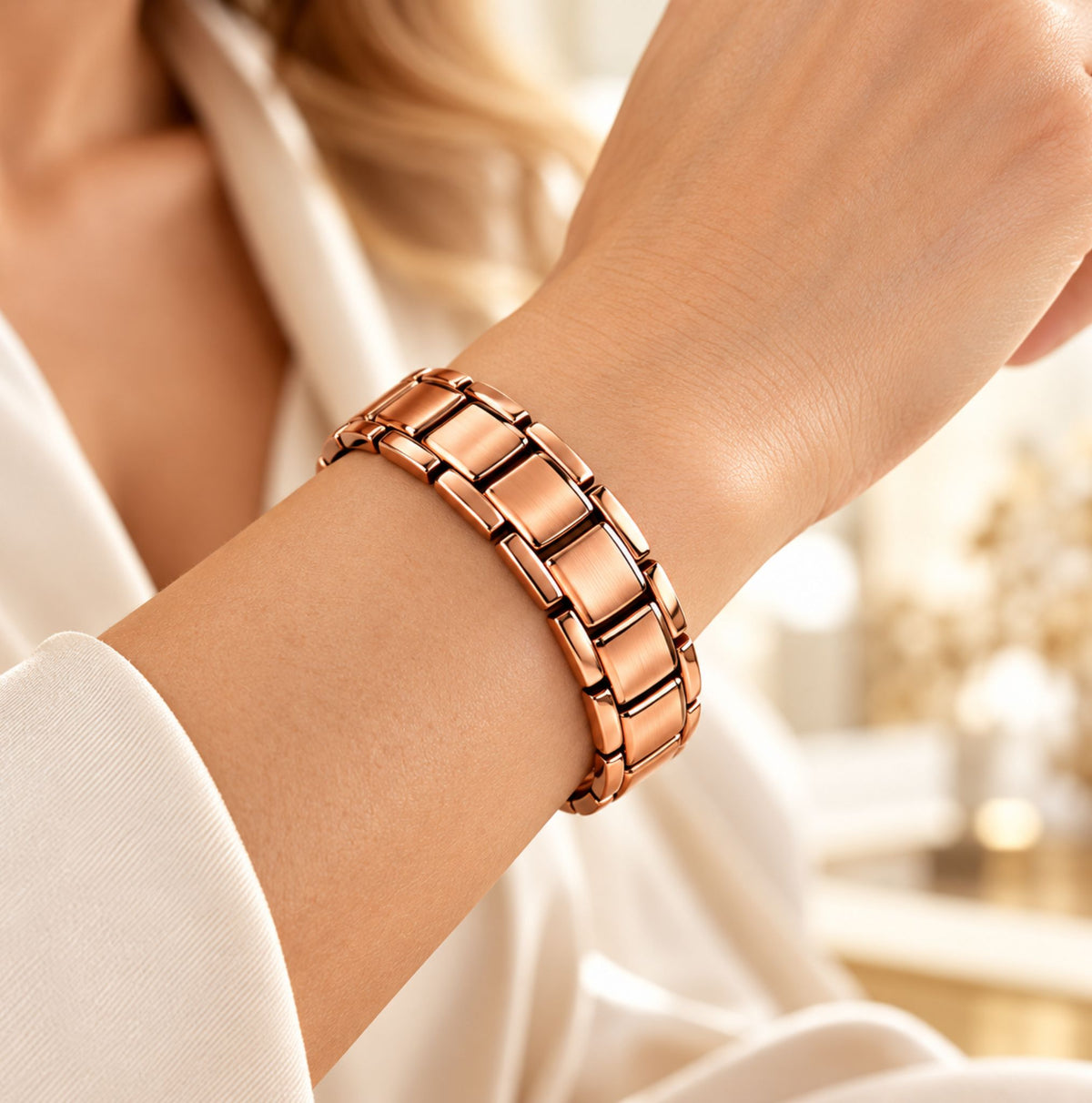 ETHERION Energy Bracelet Copper – 5-in-1 Pure Copper Energy Bracelet